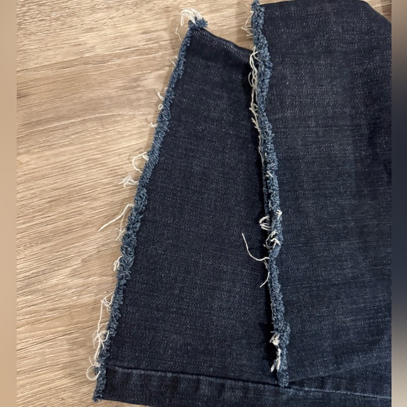 🍀Lucky Brand🍀 Dark Super Wide Leg Palazzo Style Denim Low Rise Jeans size 28 - Picture 7 of 9